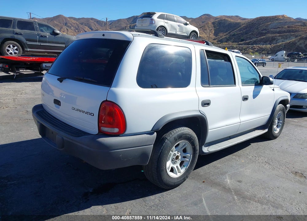 2003 DODGE DURANGO SPORT/SXT VIN: 1D4HR38N63F613559