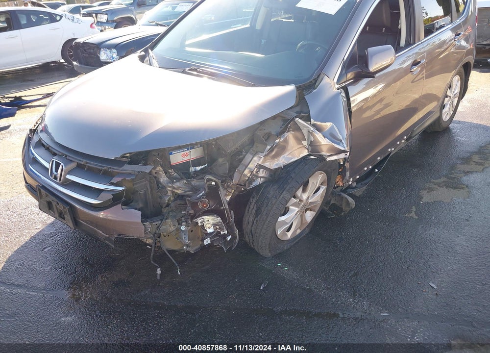 2013 HONDA CR-V EX-L VIN: 5J6RM3H70DL014686