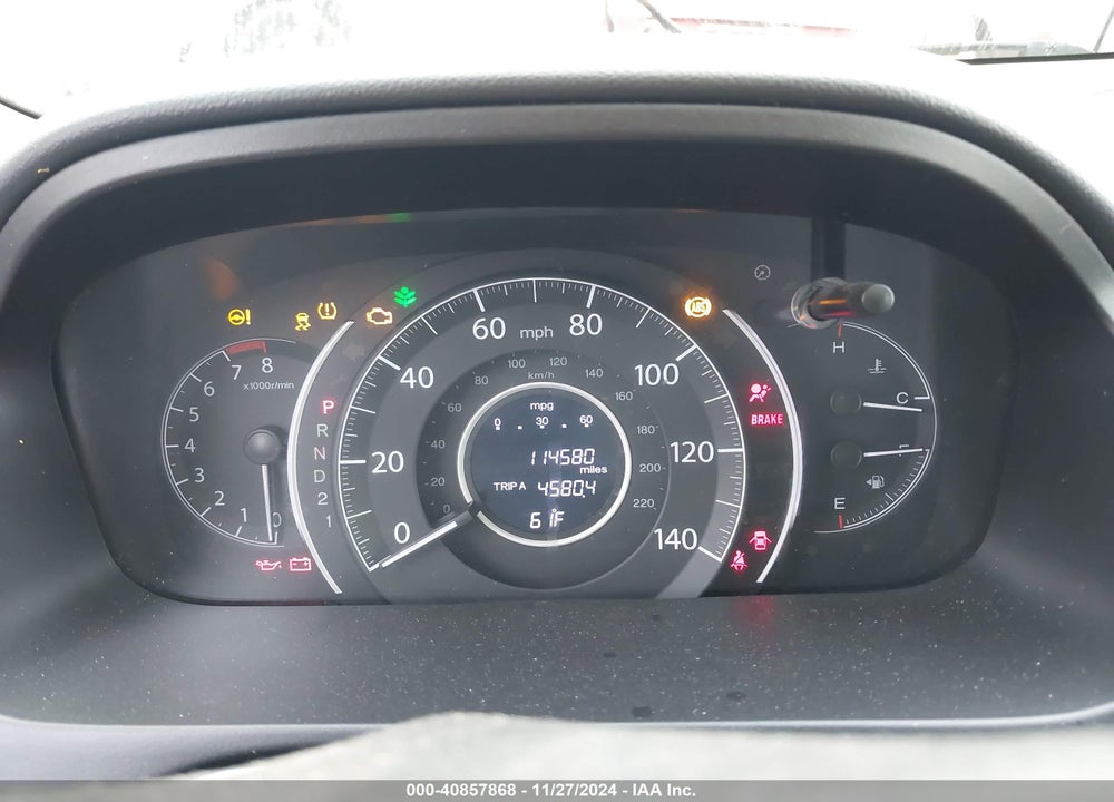 2013 HONDA CR-V EX-L VIN: 5J6RM3H70DL014686