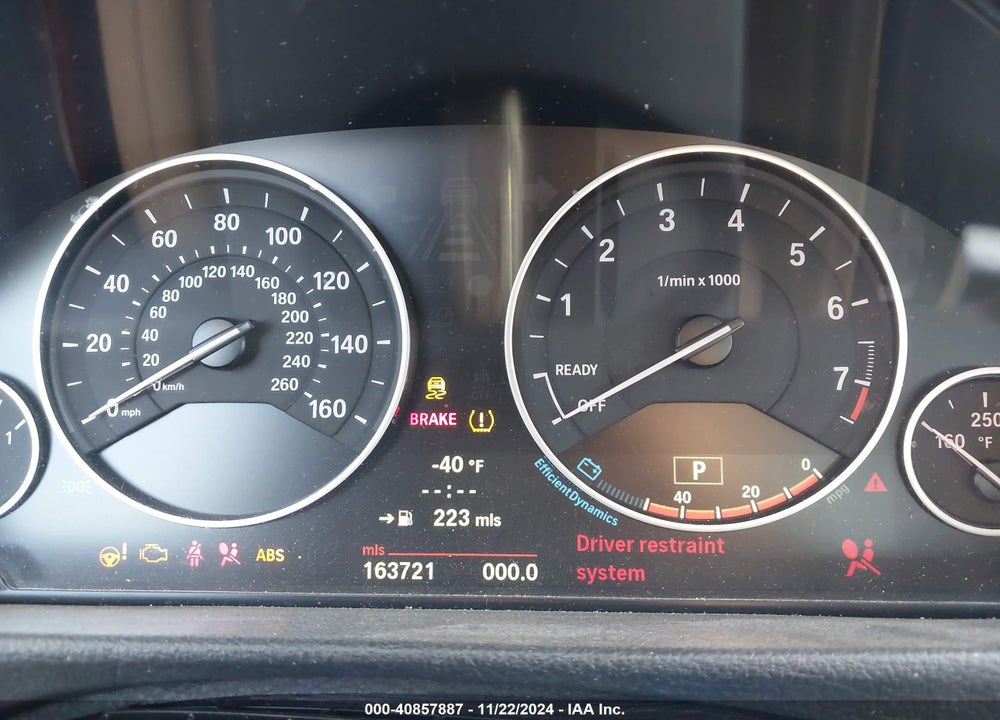2012 BMW 328I VIN: WBA3A5C59CF349946
