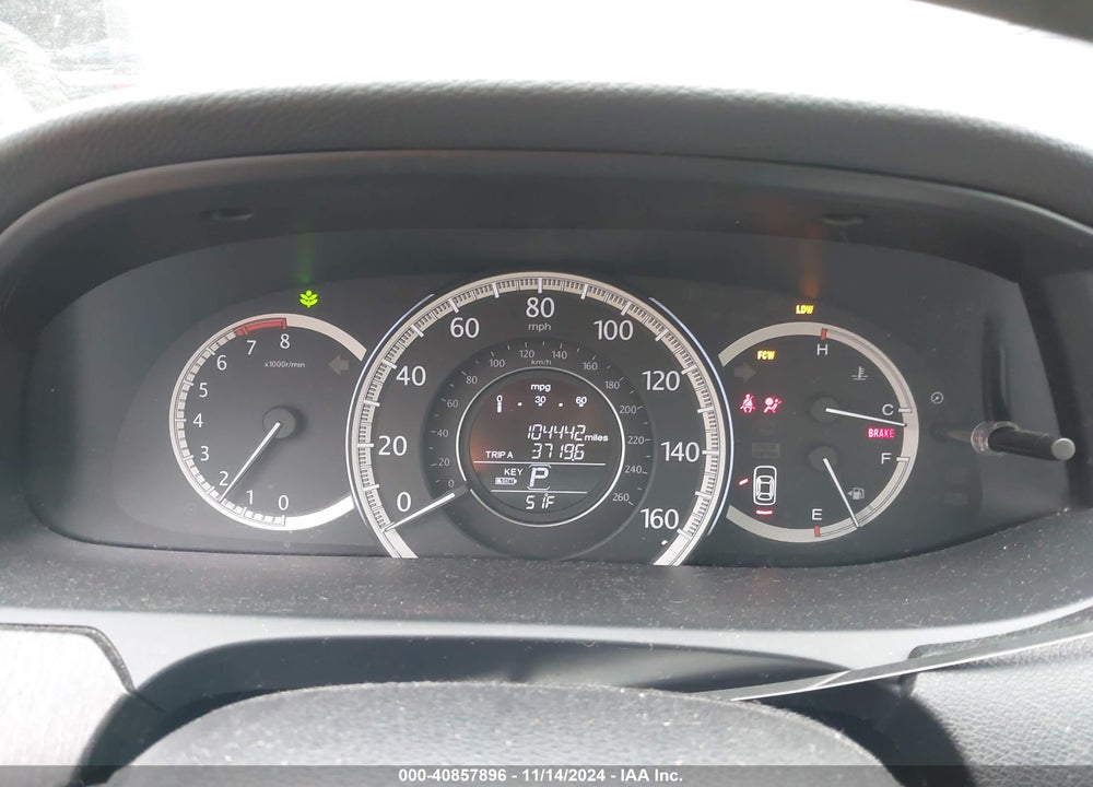 2013 HONDA ACCORD EX-L VIN: 1HGCR2F85DA076570