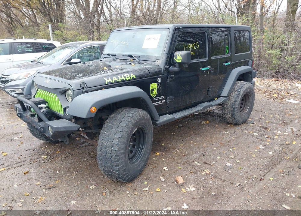 2013 JEEP WRANGLER UNLIMITED SPORT VIN: 1C4BJWDG8DL606327