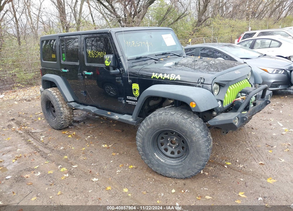 2013 JEEP WRANGLER UNLIMITED SPORT VIN: 1C4BJWDG8DL606327