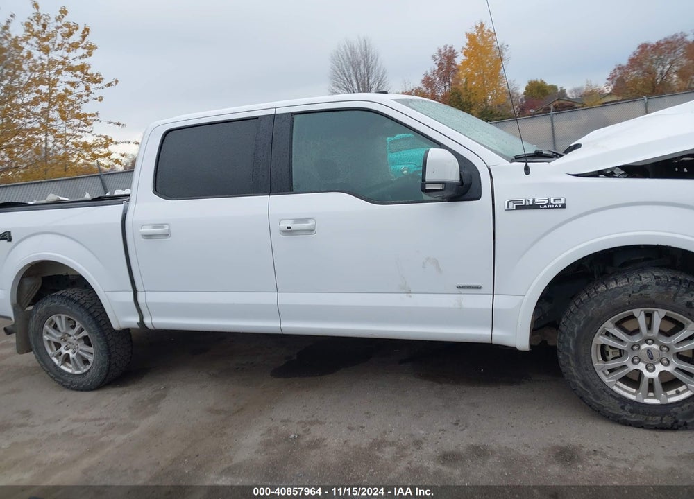 2017 FORD F-150 LARIAT VIN: 1FTEW1EP6HKD32346