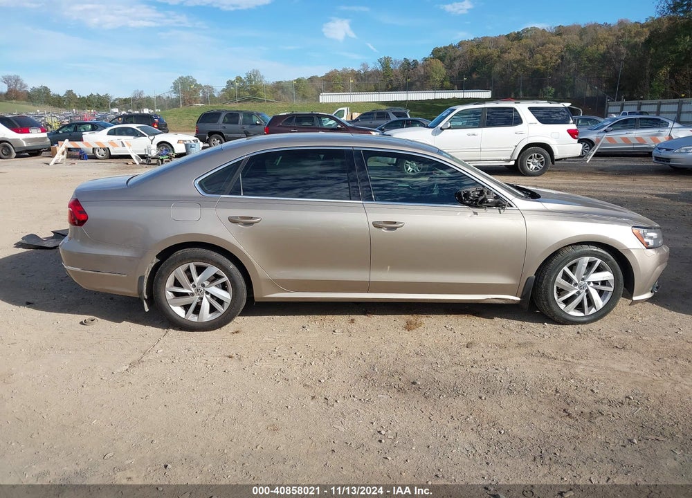 2018 VOLKSWAGEN PASSAT 2.0T SE VIN: 1VWBA7A36JC001299