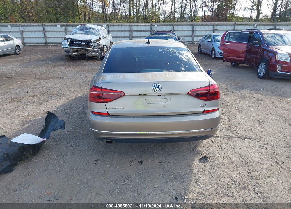 2018 VOLKSWAGEN PASSAT 2.0T SE VIN: 1VWBA7A36JC001299