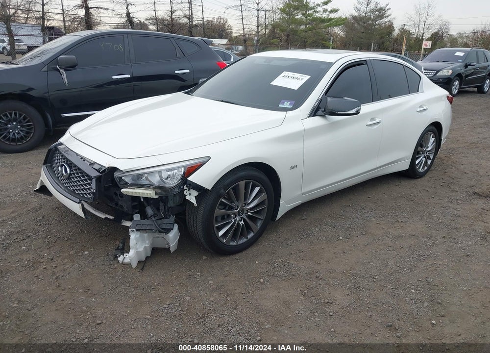 2019 INFINITI Q50 3.0T LUXE VIN: JN1EV7AR4KM558865