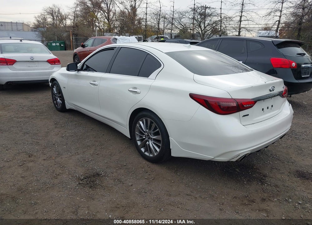 2019 INFINITI Q50 3.0T LUXE VIN: JN1EV7AR4KM558865