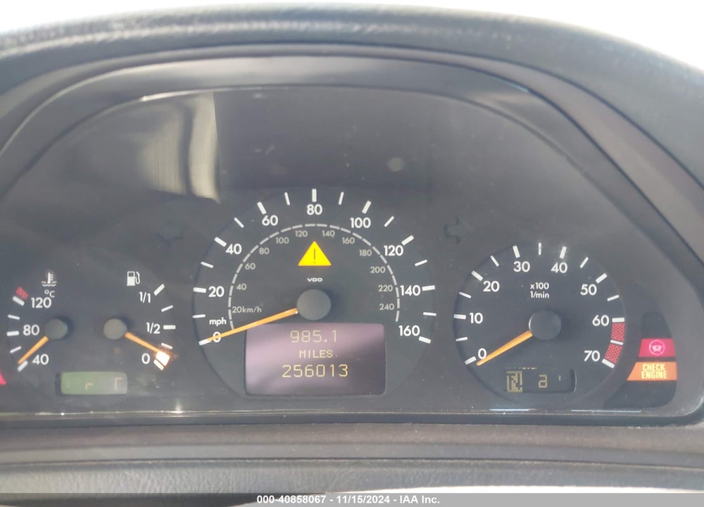 2002 MERCEDES-BENZ CLK 320 VIN: WDBLK65G32T114879