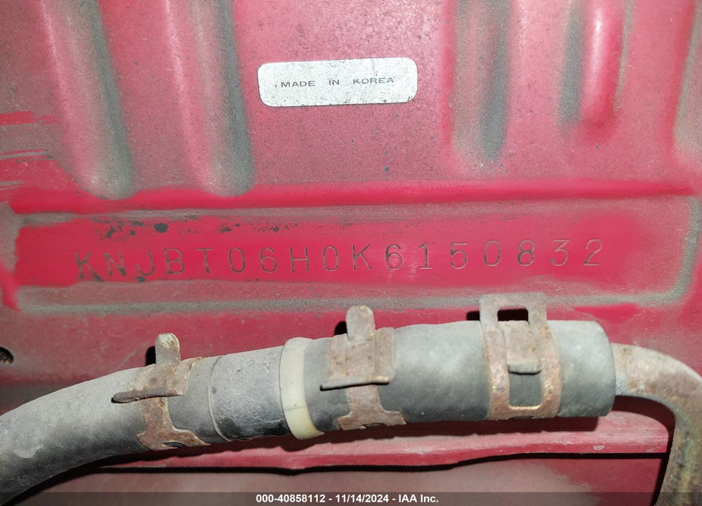 1989 FORD FESTIVA L VIN: KNJBT06H0K6150832