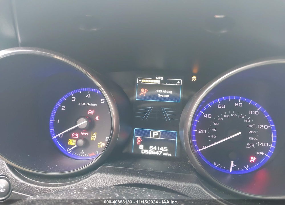 2016 SUBARU OUTBACK 2.5I LIMITED VIN: 4S4BSANC3G3259002