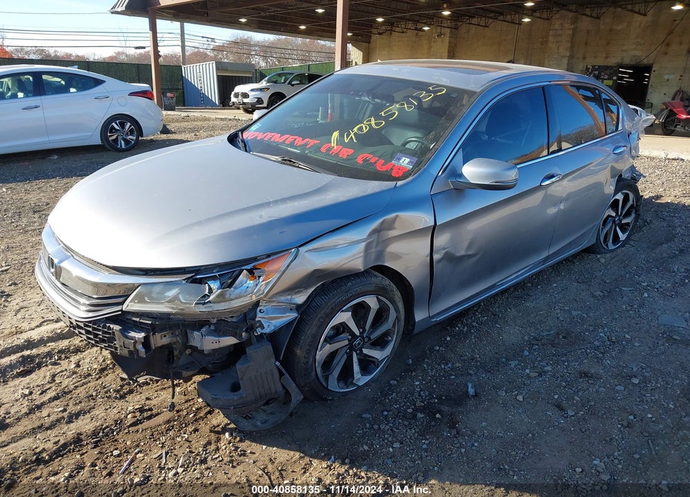 2017 HONDA ACCORD EX-L V6 VIN: 1HGCR3F87HA037975
