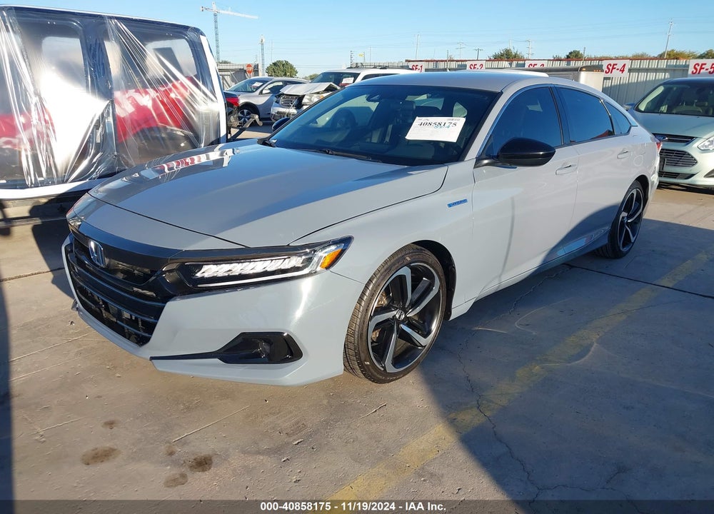 2022 HONDA ACCORD HYBRID SPORT VIN: 1HGCV3F27NA006700