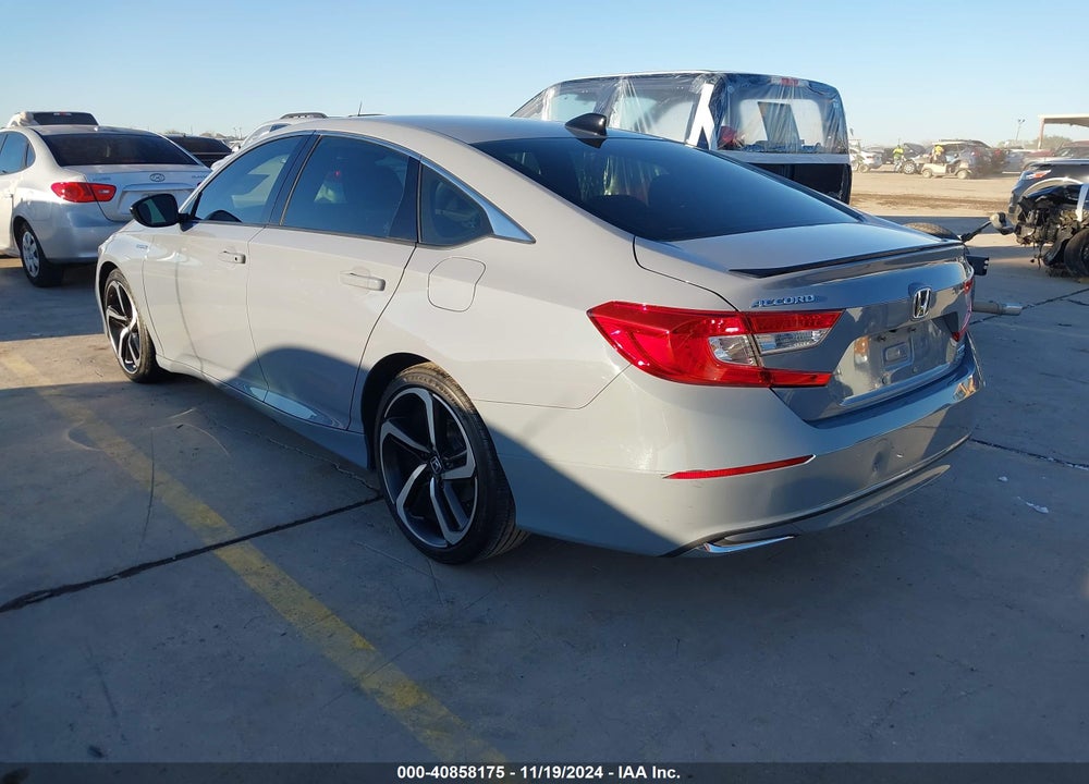 2022 HONDA ACCORD HYBRID SPORT VIN: 1HGCV3F27NA006700
