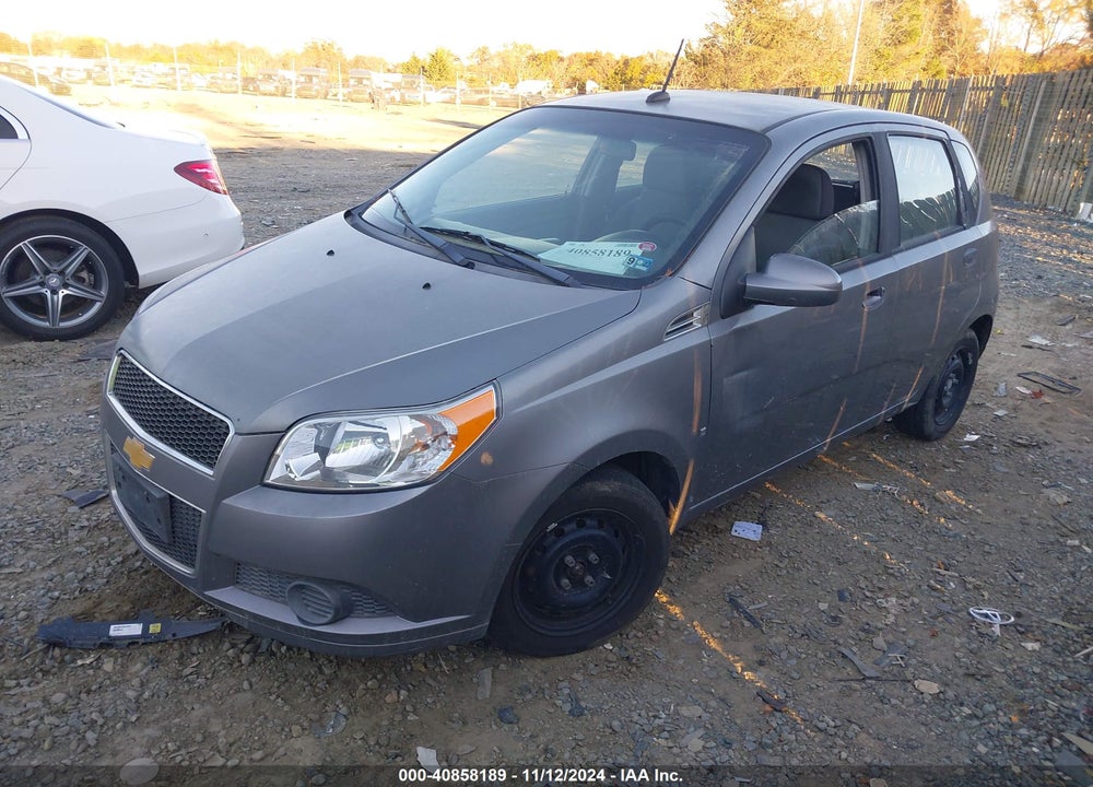 2009 CHEVROLET AVEO LT VIN: KL1TD66E89B344661