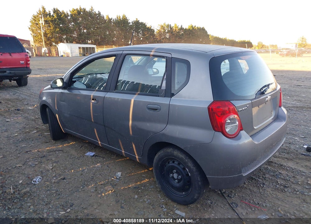 2009 CHEVROLET AVEO LT VIN: KL1TD66E89B344661