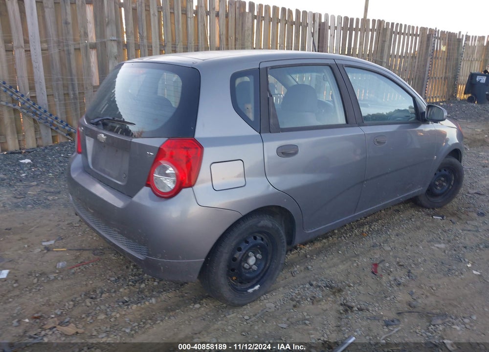 2009 CHEVROLET AVEO LT VIN: KL1TD66E89B344661