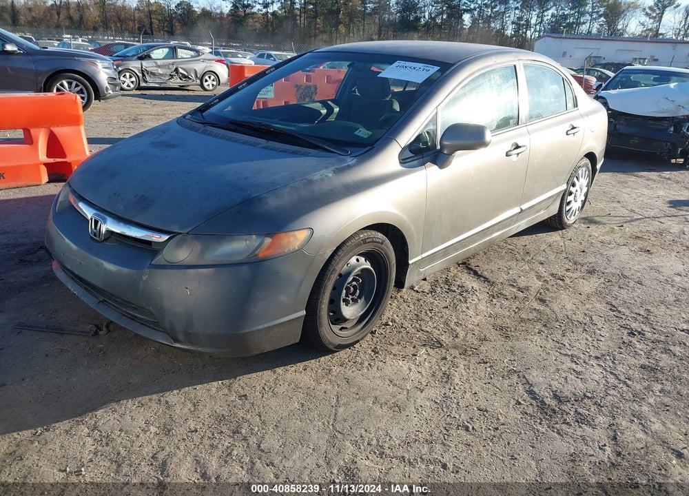 2008 HONDA CIVIC LX VIN: 2HGFA16598H352051