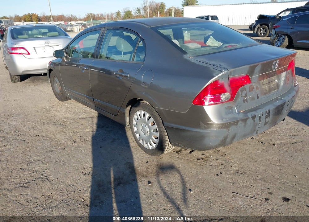 2008 HONDA CIVIC LX VIN: 2HGFA16598H352051