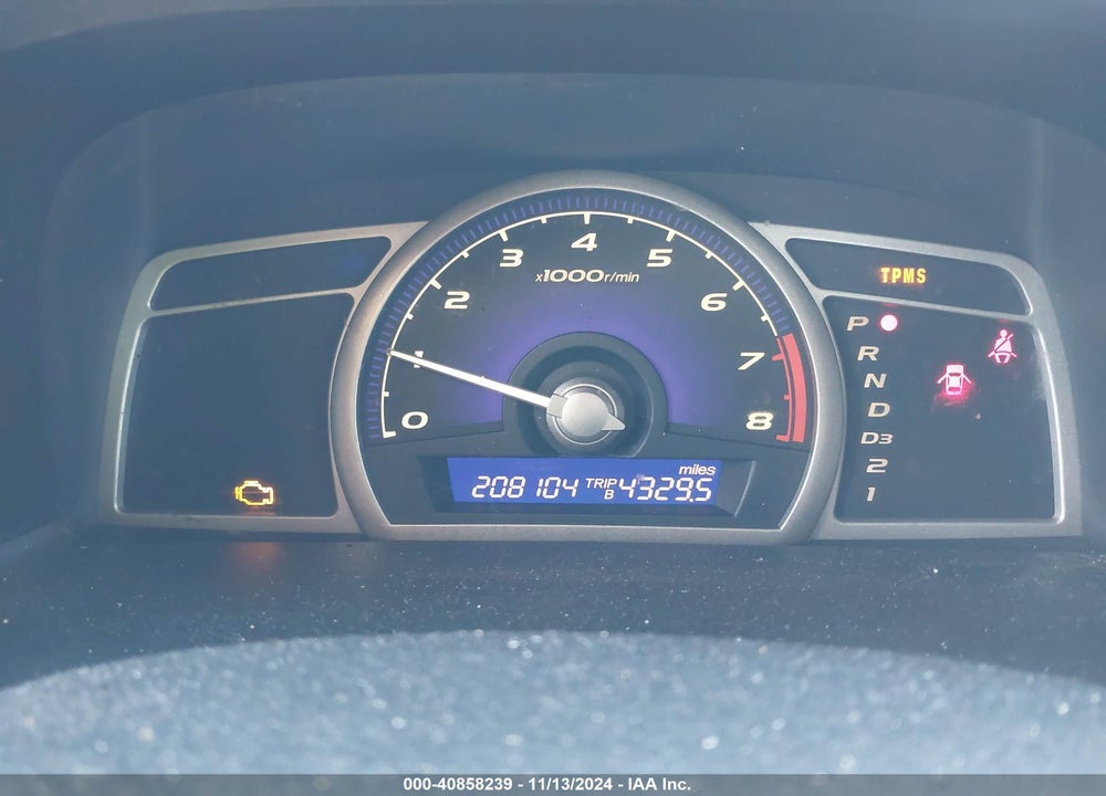 2008 HONDA CIVIC LX VIN: 2HGFA16598H352051