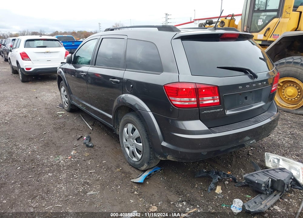 2018 DODGE JOURNEY SE VIN: 3C4PDCAB5JT382826
