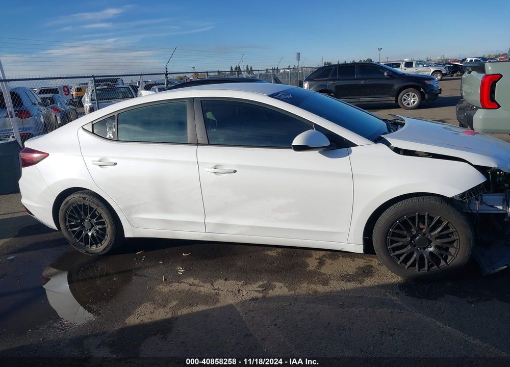 2019 HYUNDAI ELANTRA SEL VIN: 5NPD84LF9KH456179
