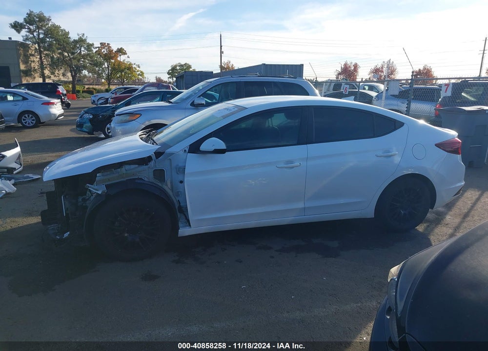 2019 HYUNDAI ELANTRA SEL VIN: 5NPD84LF9KH456179
