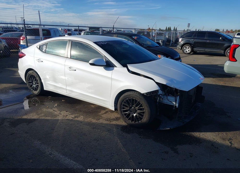 2019 HYUNDAI ELANTRA SEL VIN: 5NPD84LF9KH456179
