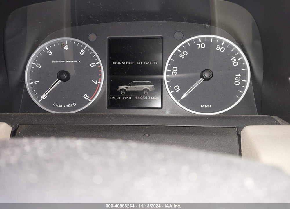 2012 LAND ROVER RANGE ROVER SPORT SUPERCHARGED VIN: SALSH2E44CA734737