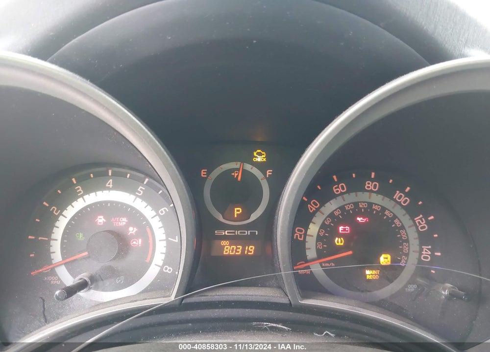 2011 SCION TC VIN: JTKJF5C72B3017675