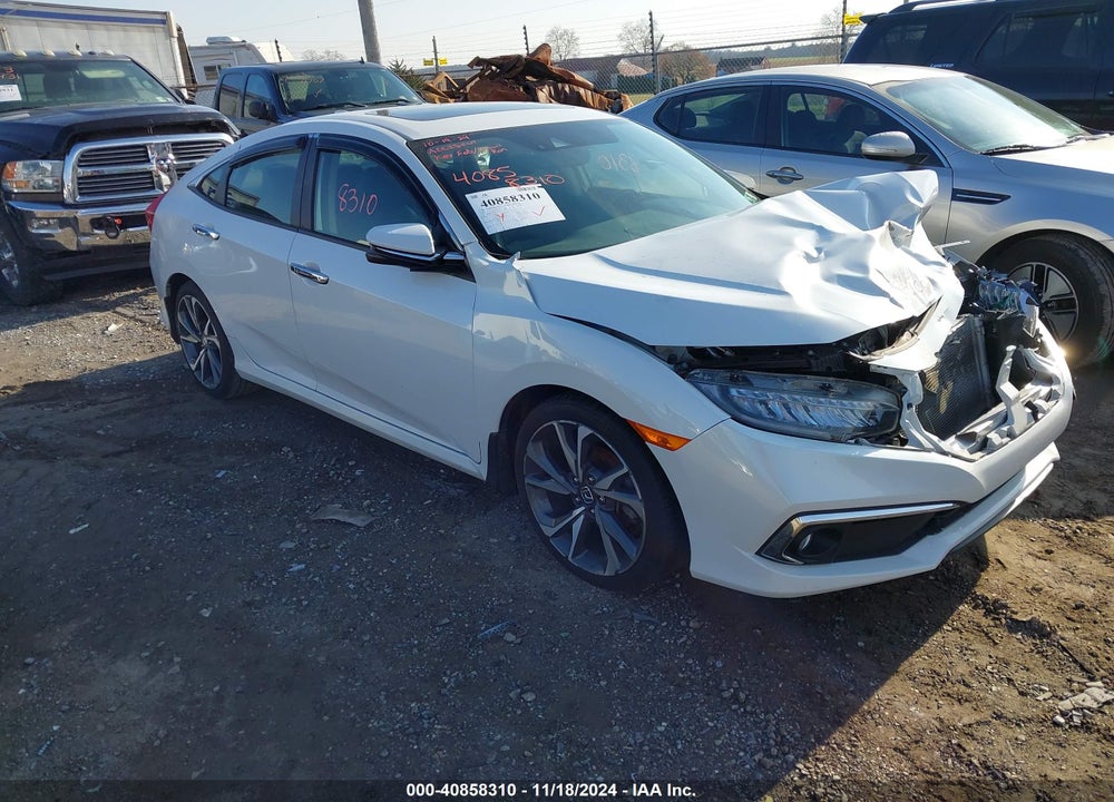 2019 HONDA CIVIC TOURING VIN: JHMFC1F97KX003113