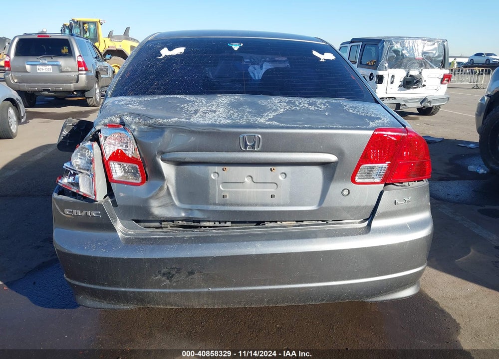 2004 HONDA CIVIC LX VIN: 2HGES15584H603100