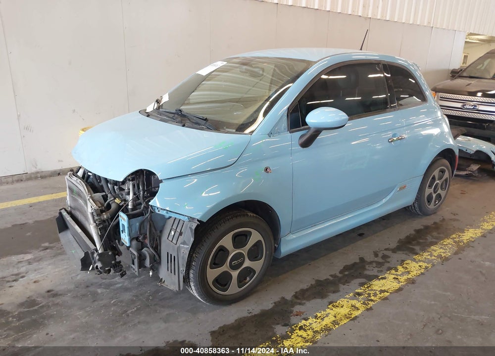2017 FIAT 500E BATTERY ELECTRIC VIN: 3C3CFFGE7HT546071