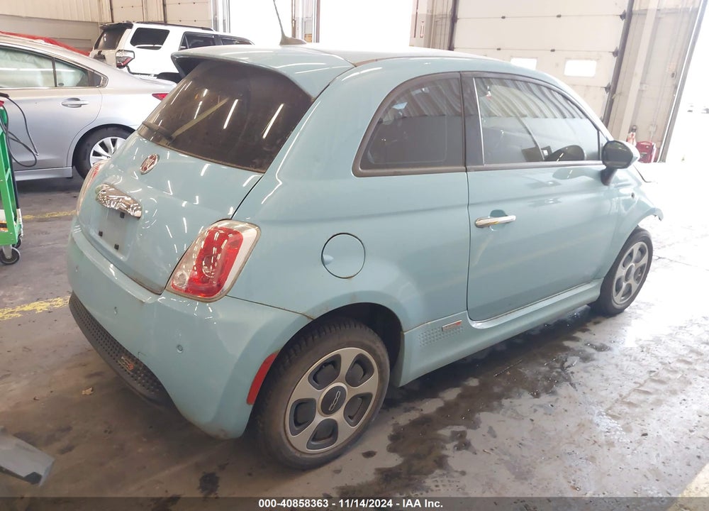 2017 FIAT 500E BATTERY ELECTRIC VIN: 3C3CFFGE7HT546071