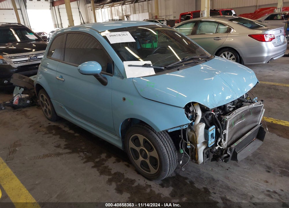 2017 FIAT 500E BATTERY ELECTRIC VIN: 3C3CFFGE7HT546071