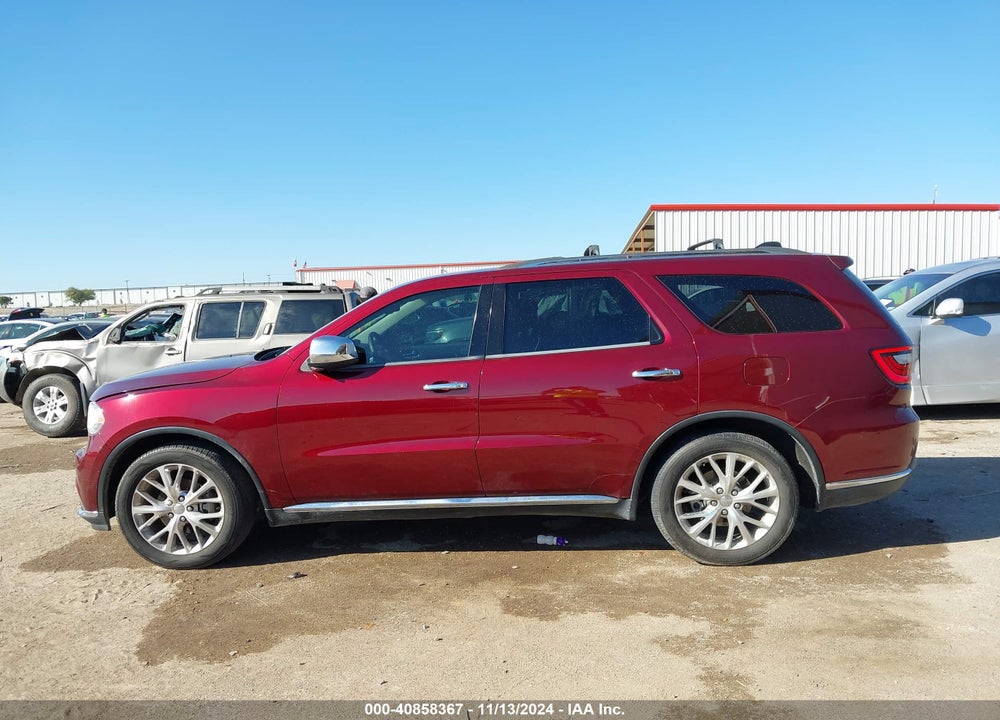2016 DODGE DURANGO SXT VIN: 1C4RDHAG3GC459666