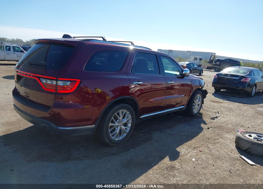 2016 DODGE DURANGO SXT VIN: 1C4RDHAG3GC459666
