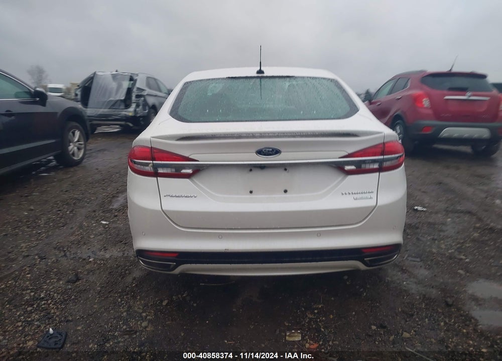 2017 FORD FUSION VIN: 3FA6P0K92HR378811