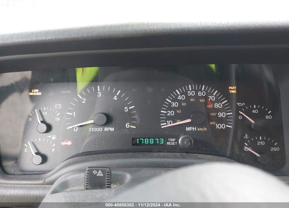 2000 JEEP CHEROKEE SPORT VIN: 1J4FF48S9YL144639