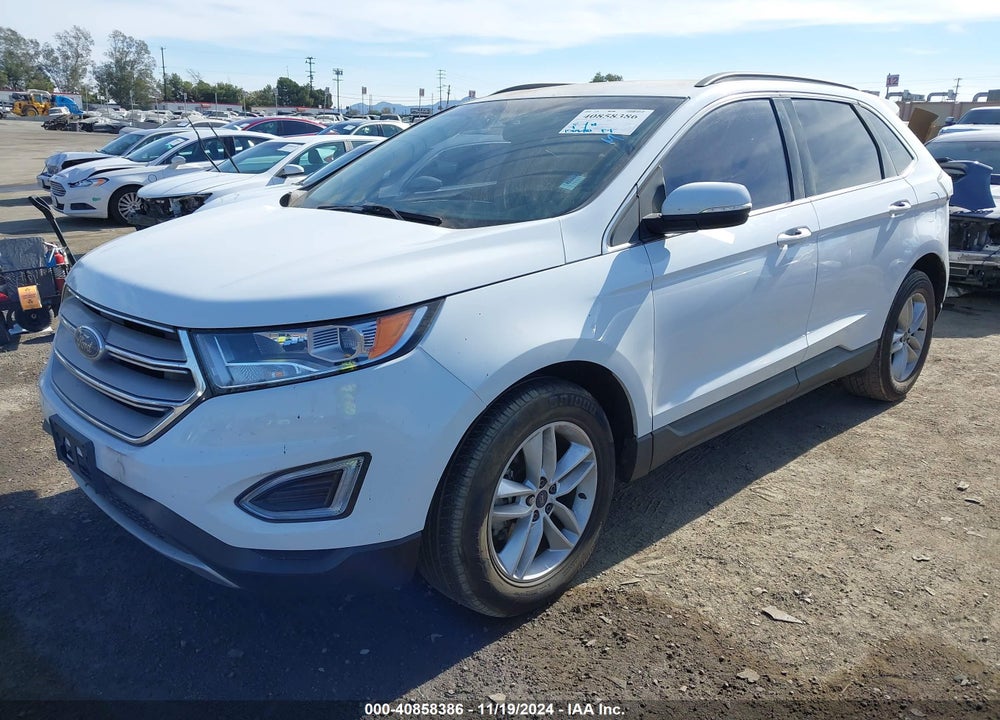 2015 FORD EDGE SEL VIN: 2FMTK3J94FBB16097