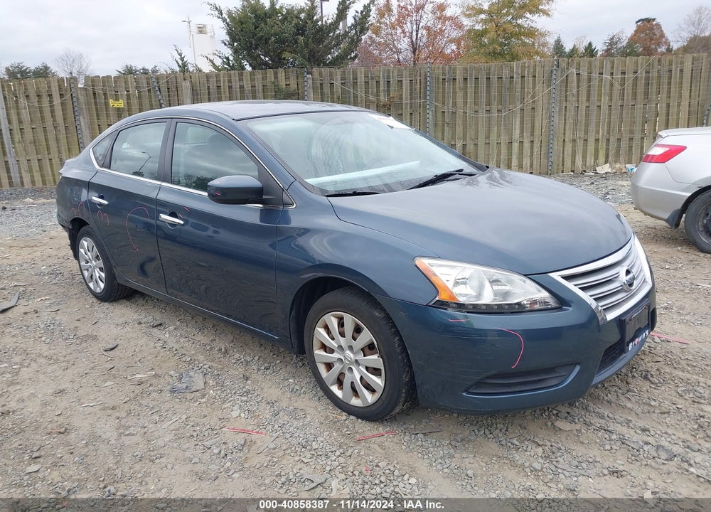 2013 NISSAN SENTRA SV VIN: 1N4AB7APXDN903984
