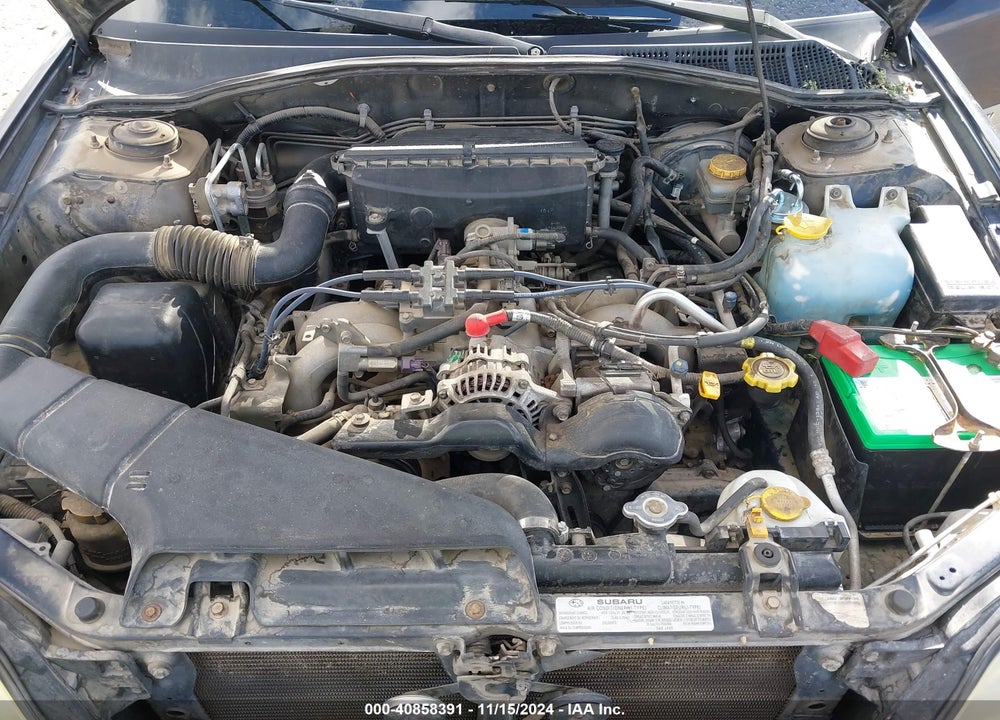 2002 SUBARU OUTBACK VIN: 4S3BH665X26301365