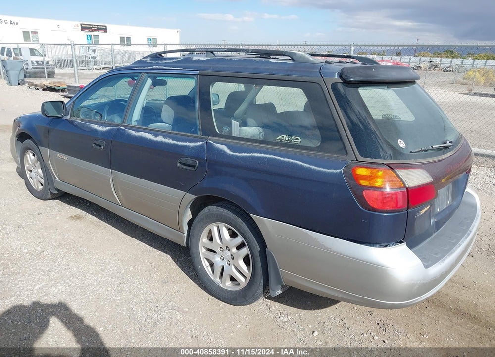 2002 SUBARU OUTBACK VIN: 4S3BH665X26301365