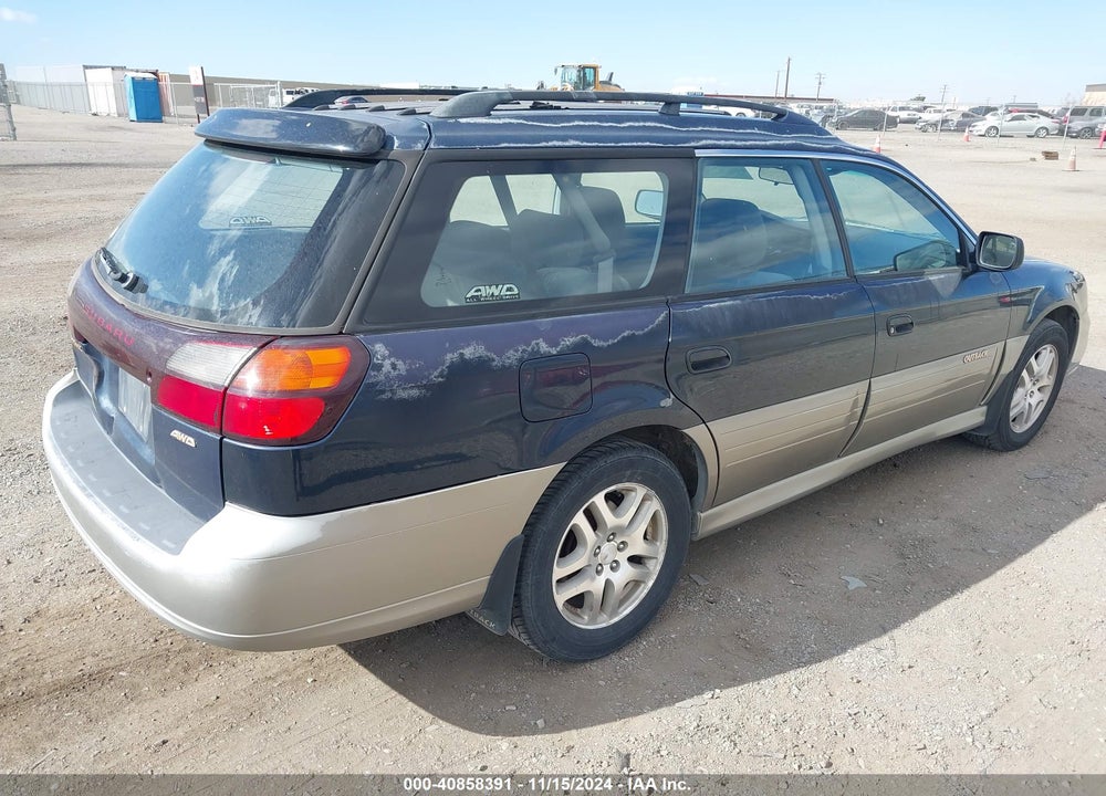 2002 SUBARU OUTBACK VIN: 4S3BH665X26301365