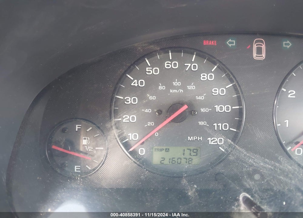 2002 SUBARU OUTBACK VIN: 4S3BH665X26301365