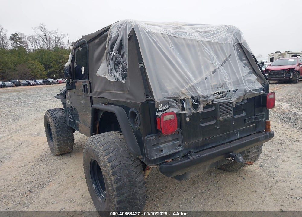 2003 JEEP WRANGLER X VIN: 1J4FA39S33P375741