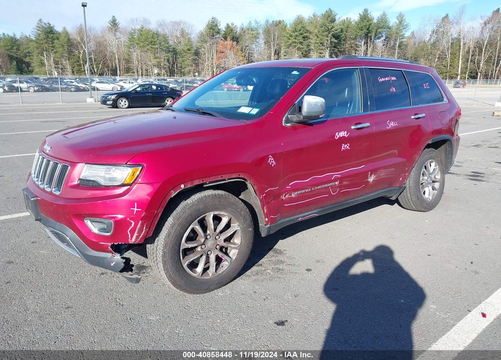 2014 JEEP GRAND CHEROKEE LIMITED VIN: 1C4RJFBG7EC496230