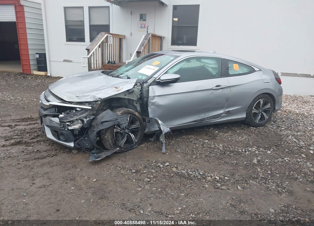 2018 HONDA CIVIC TOURING VIN: 2HGFC3B92JH354860