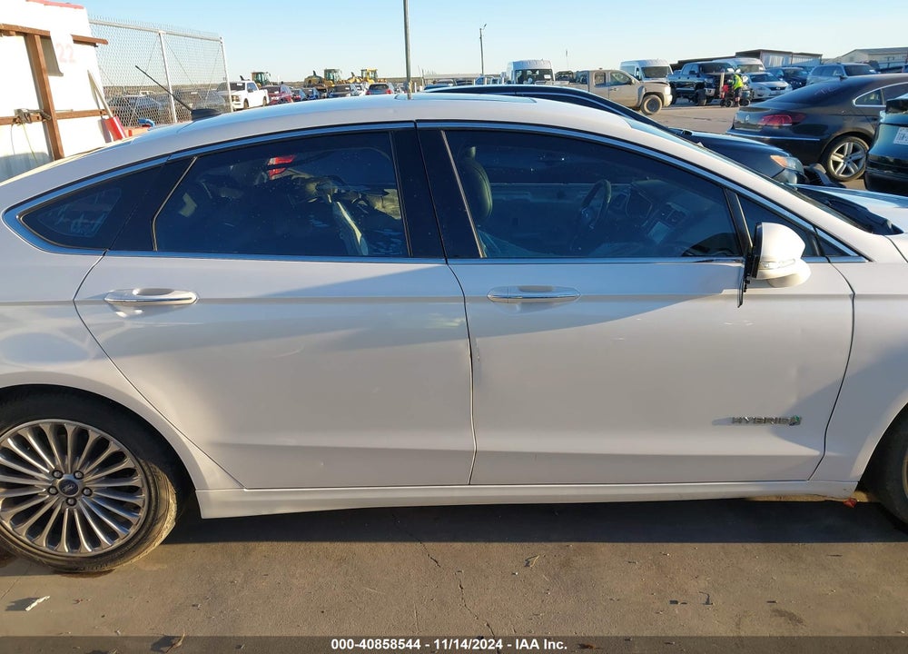 2013 FORD FUSION HYBRID TITANIUM VIN: 3FA6P0RU1DR337588