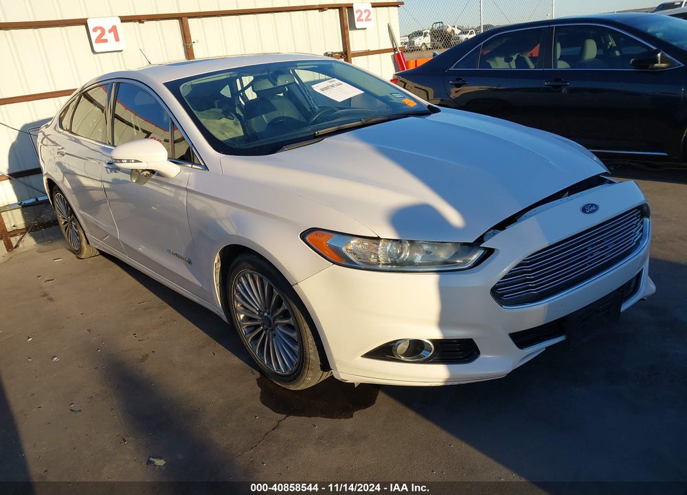 2013 FORD FUSION HYBRID TITANIUM VIN: 3FA6P0RU1DR337588